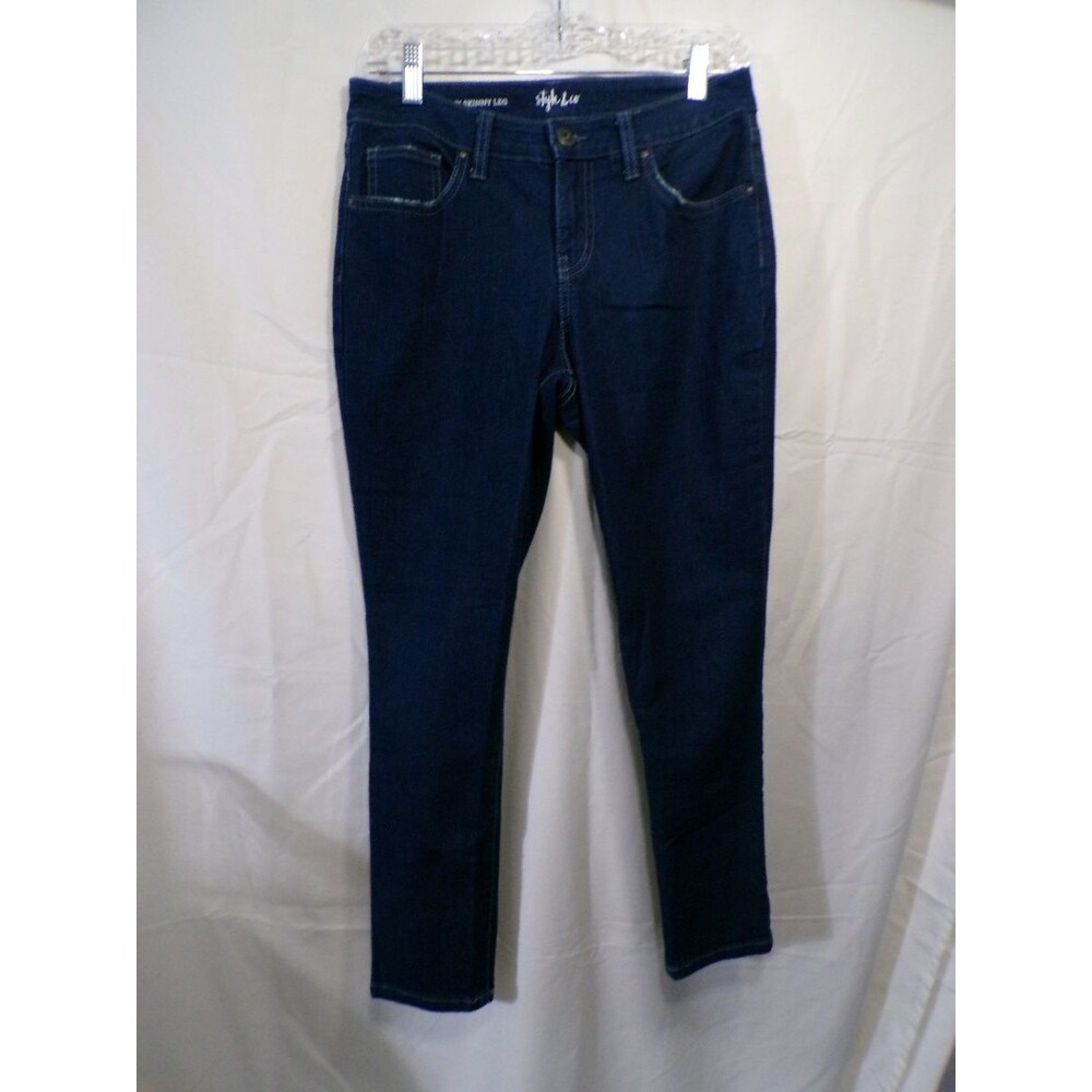 Style&co. Women’s Jeans Curvy Skinny 6P Dark Wash Denim